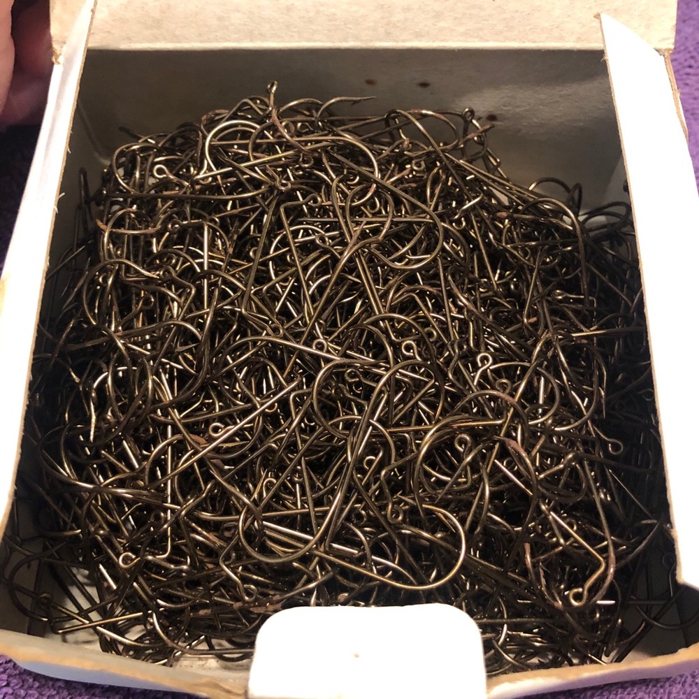 Fishing hooks.